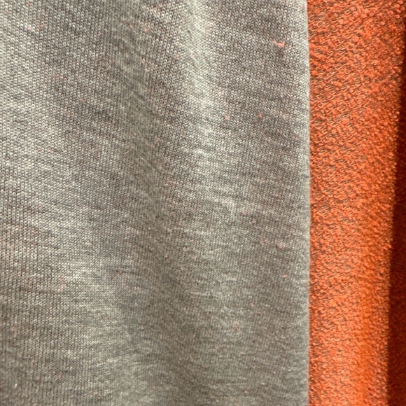 Orange Space Dye Open Cardigan - Picture 2 of 2